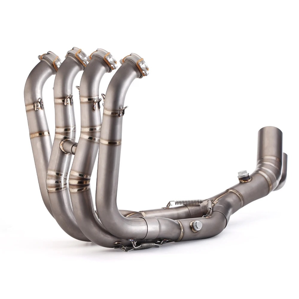 2019-2023 S1000RR Motorcycle Exhaust System with Titanium Alloy Front Connector Tube New Condition